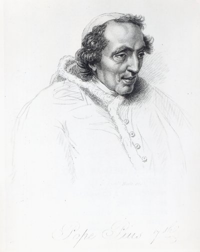 Pope Pius VII by English School